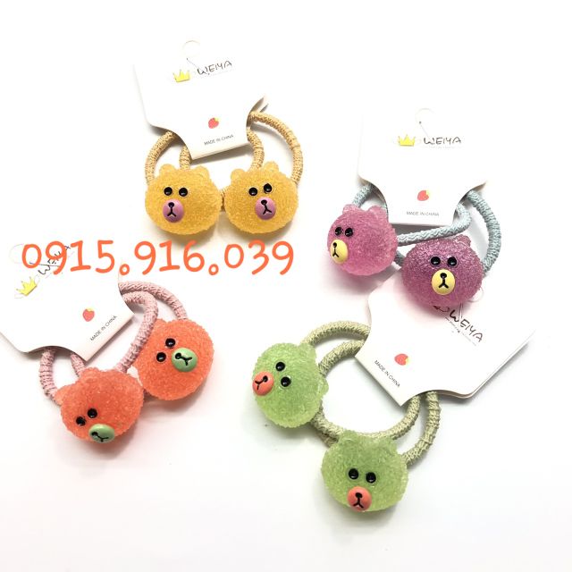 2 Cột Tóc Gấu Cho Bé Xinh Xinh