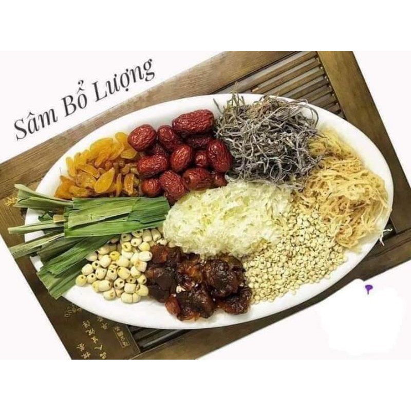 SET NẤU CHÈ SÂM BỔ LƯỢNG GÓI 400 GRAM - Lùn Con Food