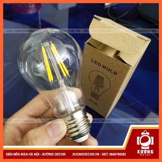 Bóng LED Giả Sợi Đốt EDISON A60, Đui E27, 4w