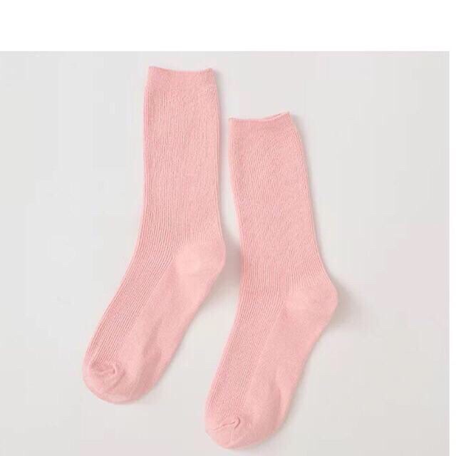 Tất cố cao Bivota Vớ Nữ Nhún Cổ Cao Phong Cách Vintage Hàn Quốc T50