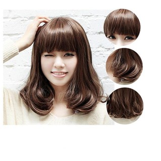 BỘ TÓC GIẢ UỐN CÚP NGANG VAI