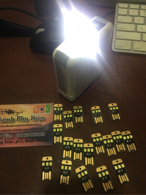 Đèn led usb móc khoá