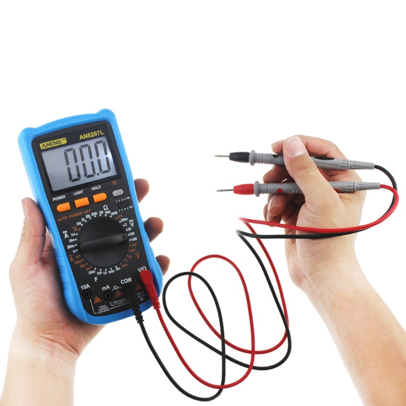 Đồng Hồ Vạn Năng Kỹ Thuật Số Whi AN8207L Đếm 2000 Số AC / Cho Dòng Điện DC