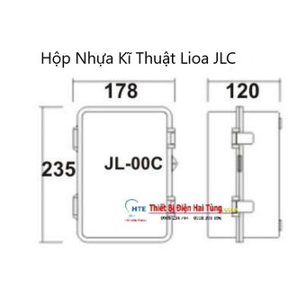 Hộp Nhựa Kĩ Thuật Lioa JLC, Tủ Điện kín nước Lioa JLC, JL00C, Nhựa ABS siêu chắc, rong kín nước - Thiết Bị Điện Hai Tùng