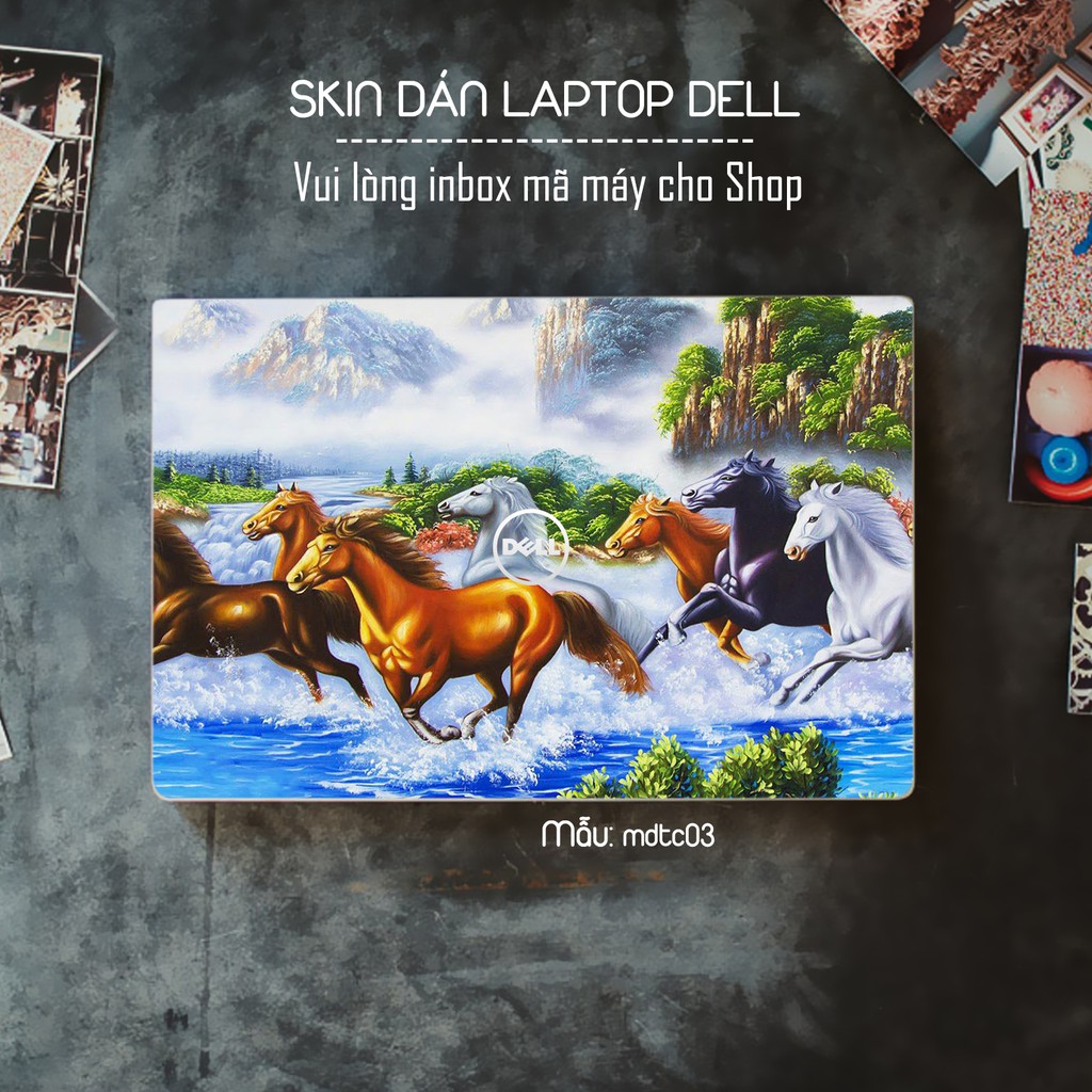 [SALE 30%]  Dán decal cho các dòng Laptop Dell in hình mã đáo thành công cực đẹp