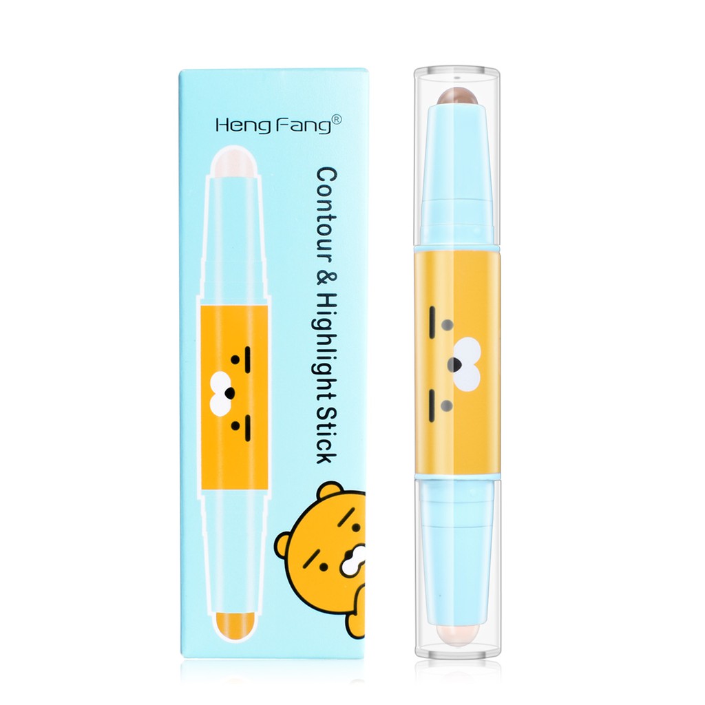 Thỏi Kem Bắt Sáng Và Tạo Khối HENGFANG 2 Trong 1 Tiện Lợi Và Dễ Thương 29g H8469