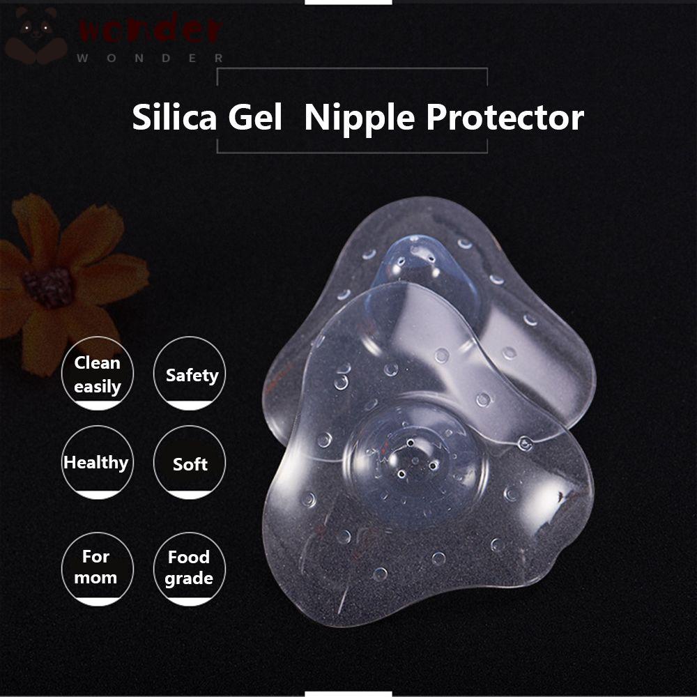 Set 2 miếng dán ngực hình tam giác trong suốt bảo vệ cho mẹ bỉm sữa