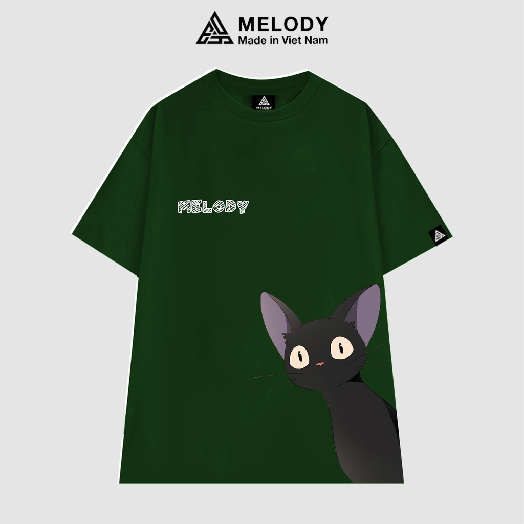 Áo Thun Unisex Nam Nữ Tay Lỡ Form Rộng Oversize Local Brand MELODY, Áo Phông Cotton 100% KIKI'SDELIVERYSERVICEJIJI Tee