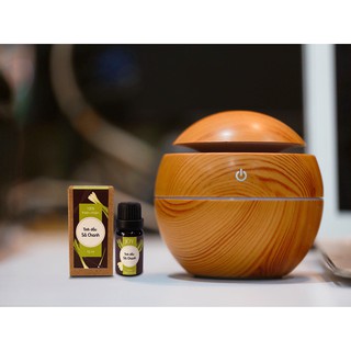 [KÈM TINH DẦU] Đèn Xông Tinh Dầu Phun Sương Cao Cấp + Tinh Dầu Thiên Nhiên Joy 10ml