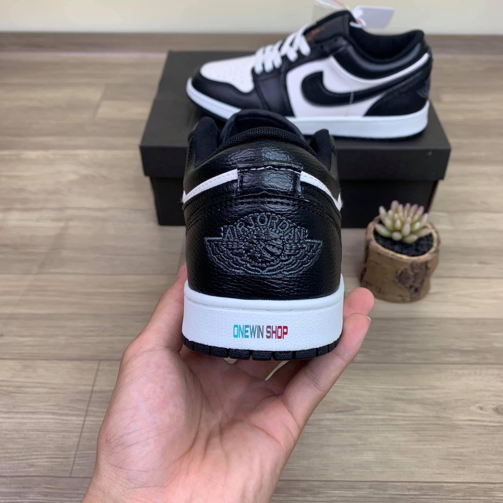 Giày thể thao Jordan 1 đen trắng cổ thấp, Giày JD low panda nam nữ siêu hot dễ phối đồ - Hàng chuẩn Full Box Bill | BigBuy360 - bigbuy360.vn