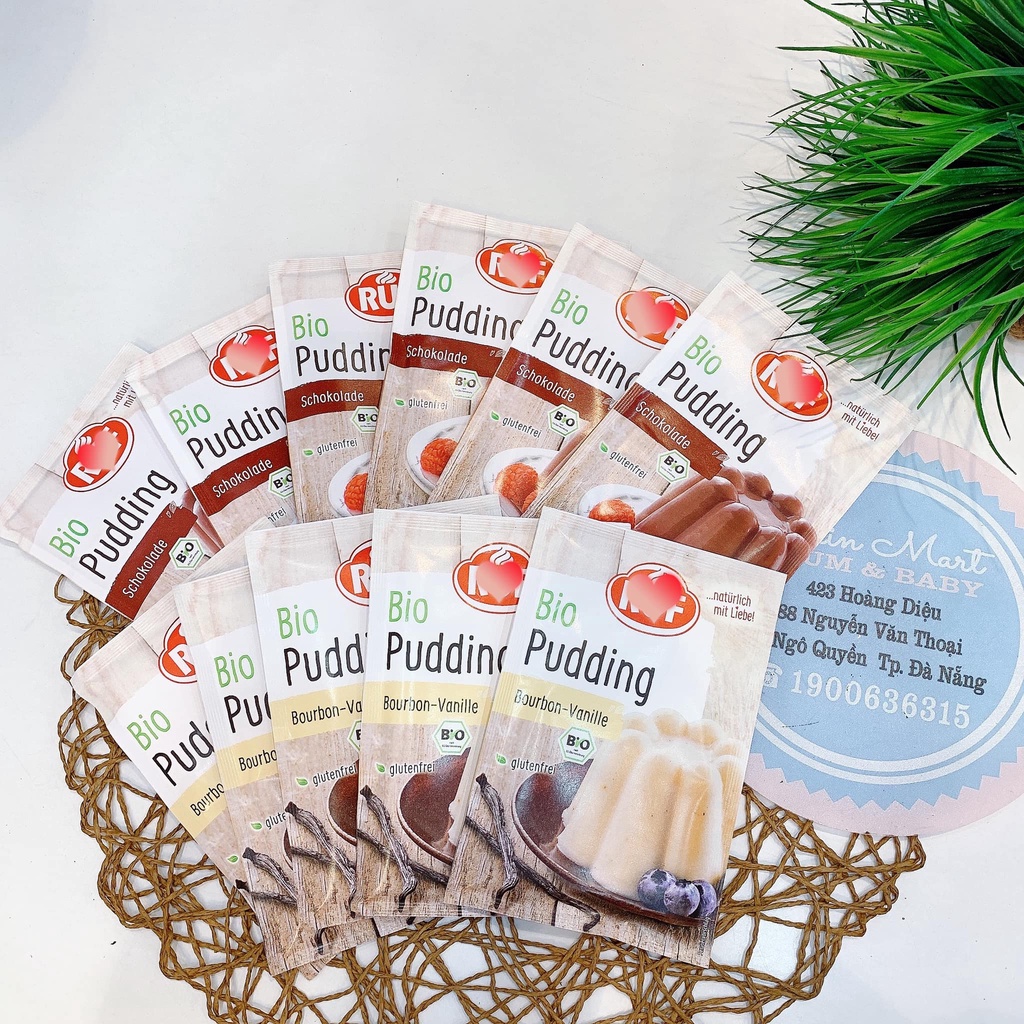 Bột làm pudding hữu cơ RUF vị vani 40g/ chocolate 46g