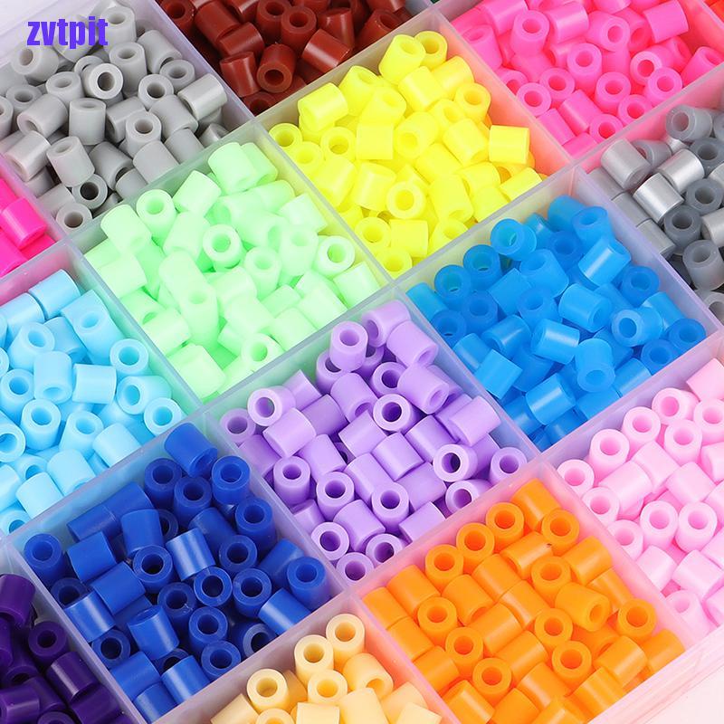 Hạt Hama 24 Màu 5mm Làm Đồ Chơi Thủ Công Cho Bé Diy 3d