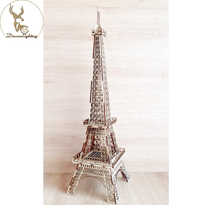 Mô hình 3D bằng Gỗ lắp ráp mô phỏng tháp Eiffel cao cấp LP0901