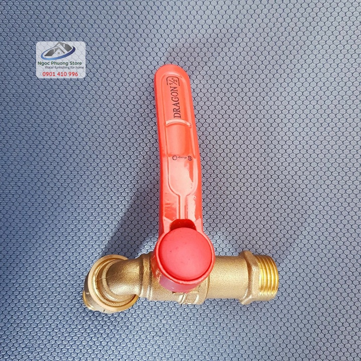 Vòi hồ đồng, rumine đồng, vòi vườn đồng có mỏ phi 21mm/27mm DRAGON VIỆT NAM
