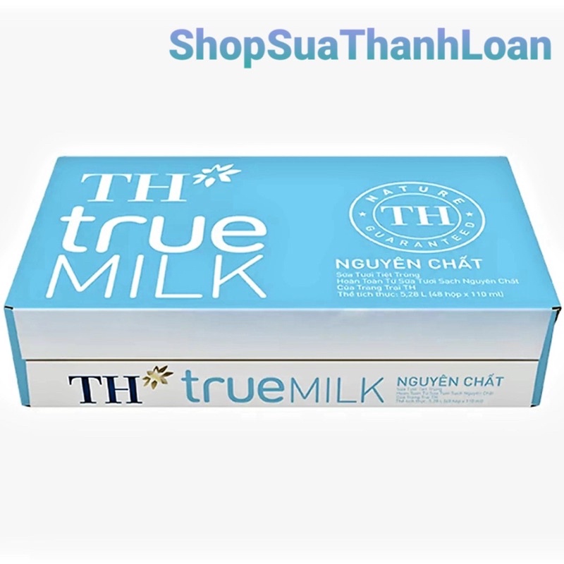 SỮA TH TRUEMILK 110ML (DATE LUÔN MỚI) [1 THÙNG 48 HỘP] KHÔNG ĐƯỜNG-CÓ ĐƯỜNG-ÍT ĐƯỜNG- DÂU-SOCOLA