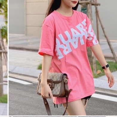 GIÁ RẺ NHẤT - áo phông nam nữ in chữ Chéo Quare siêu hot hit -XUONGMAYTHUDIEP