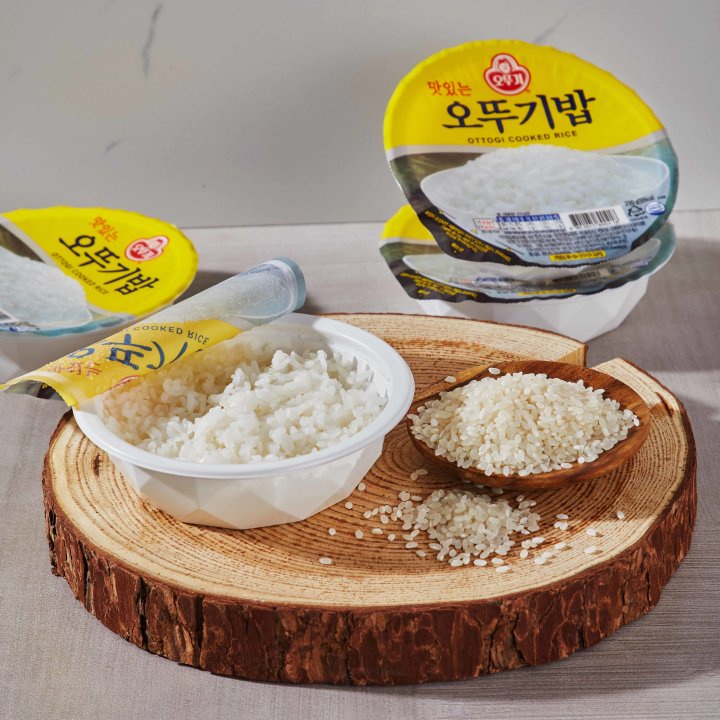Cơm trắng ăn liền Ottogi hộp 210g - 맛있는 오뚜기밥 실속 - Cơm ăn liền bổ dưỡng chất lượng cao - Nhập khẩu Hàn Quốc
