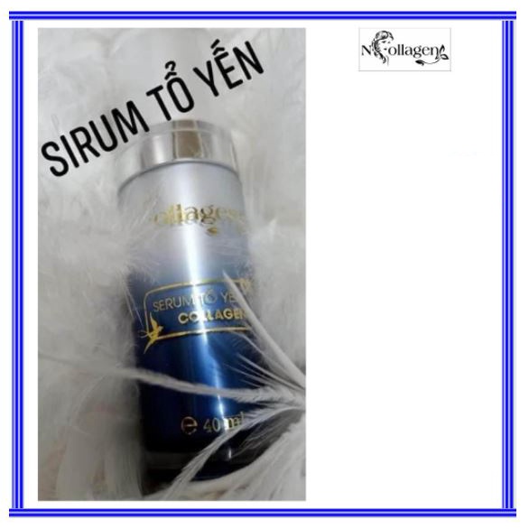 SERUM TỔ YẾN N - COLLAGEN (Cấp độ ẩm, căng bong da, xóa nếp nhăn khóe mắt môi) 40ml BÁN-CHẠY