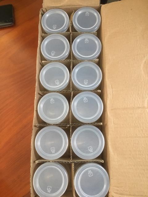 Combo 12 Hũ sữa chua thủy tinh 100ml, 200ml nắp nhựa PP không mùi - Hũ làm caramen, pudding