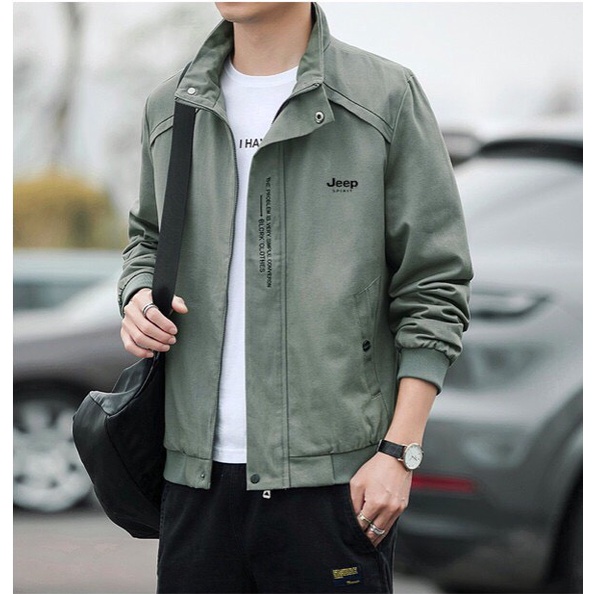 Áo khoác dù dày nam, cán 2 lớp dù, ngăn tia UV, chống nắng, Form áo từ 50-90kg-AK06