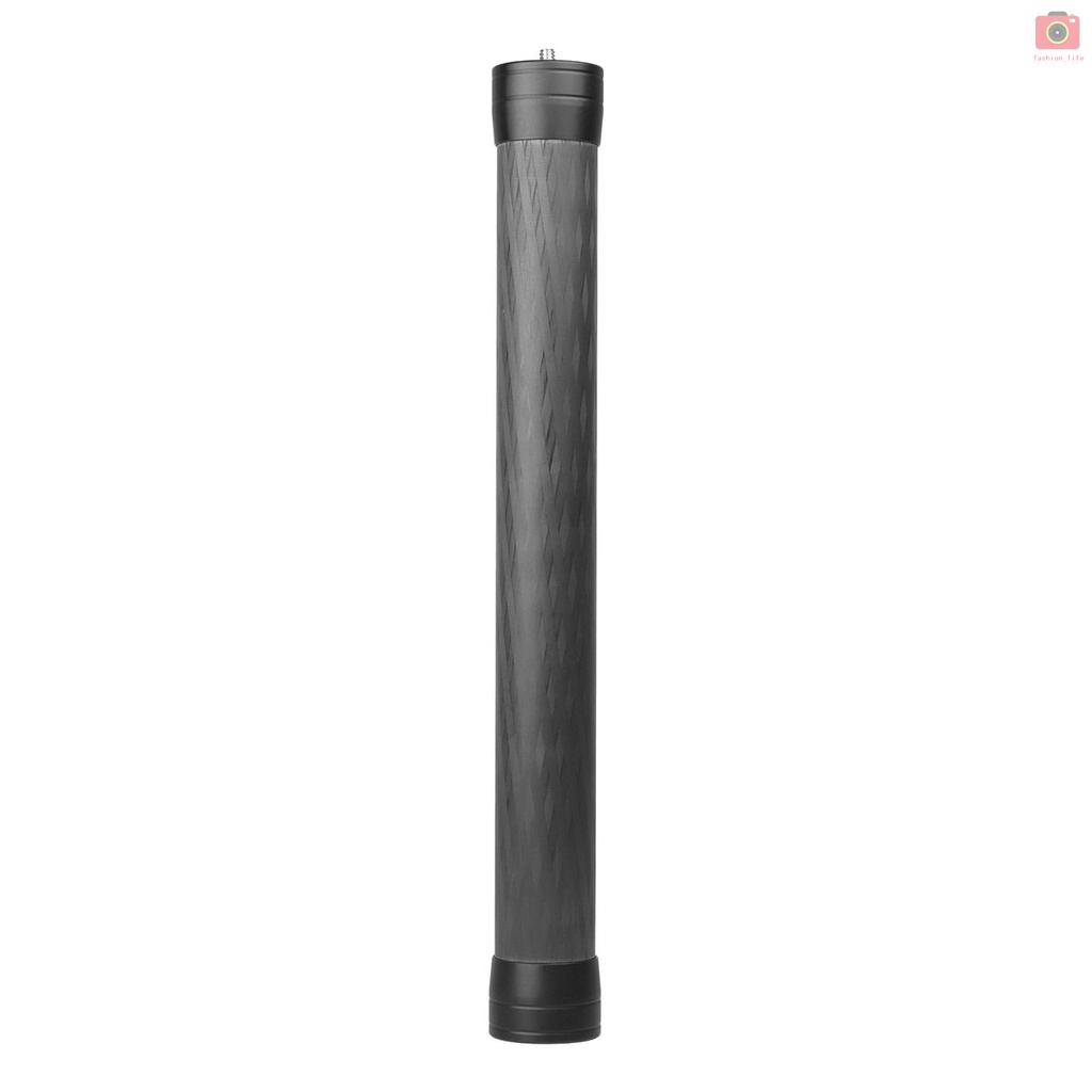 Thanh nối dài 35cm/13.8in với 1/4-inch 3/8-inch bằng sợi Carbon thông dụng cho giá đỡ máy ảnh