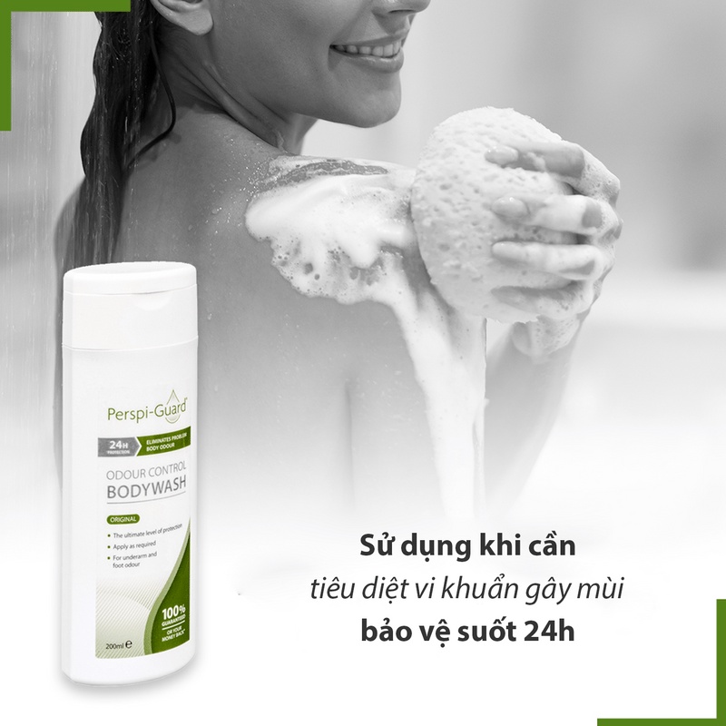 {Thanh Lý} Sữa Tắm Khử Mùi, Ngăn Tiết Mồ Hôi Perspi Guard Odour Control Body Wash Hiệu Quả Tới 24h