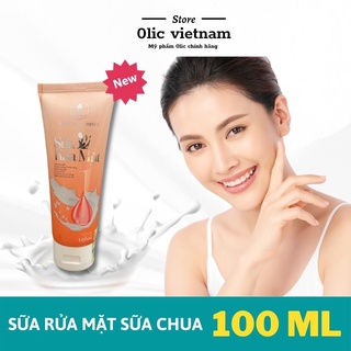 Sữa rửa mặt sữa chua chính hãng olic, kem rửa mặt trắng da chất lượng cao , sữa rửa mặt siêu tiết kiệm 100ml