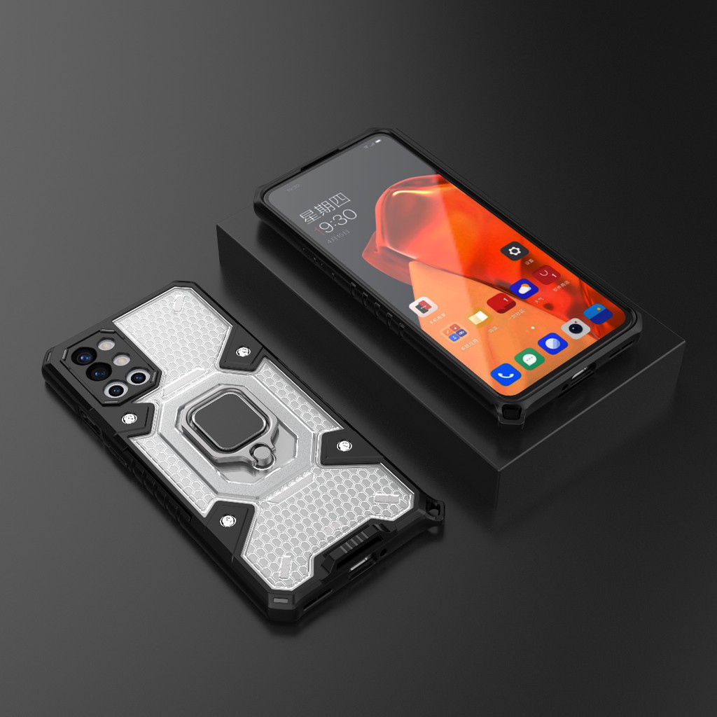 Ốp lưng OnePus 9R vân tổ Ong Iring không gian mới chống sốc giá đỡ xem phim bảo vệ camera