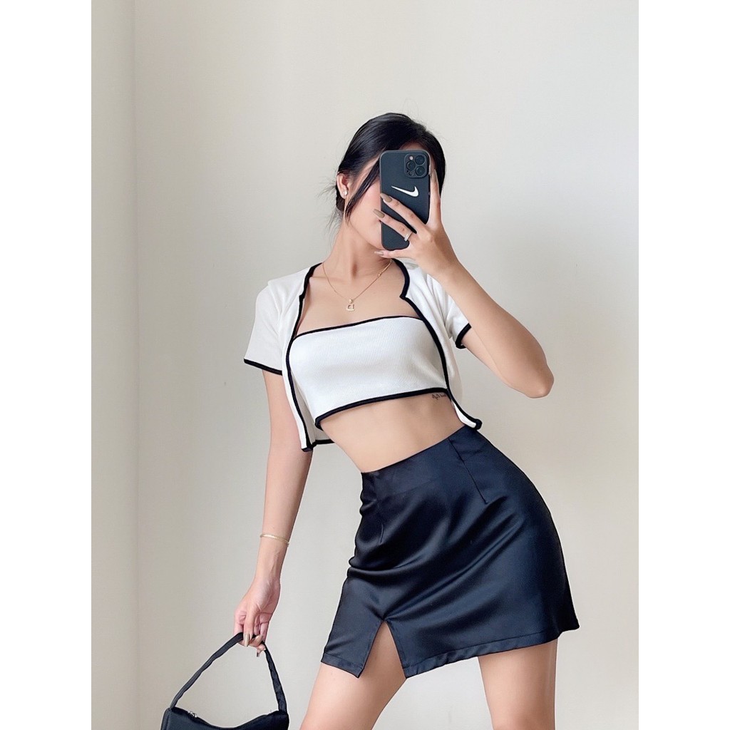 Áo Croptop Style Thượng Hải KRYSTAL NK99