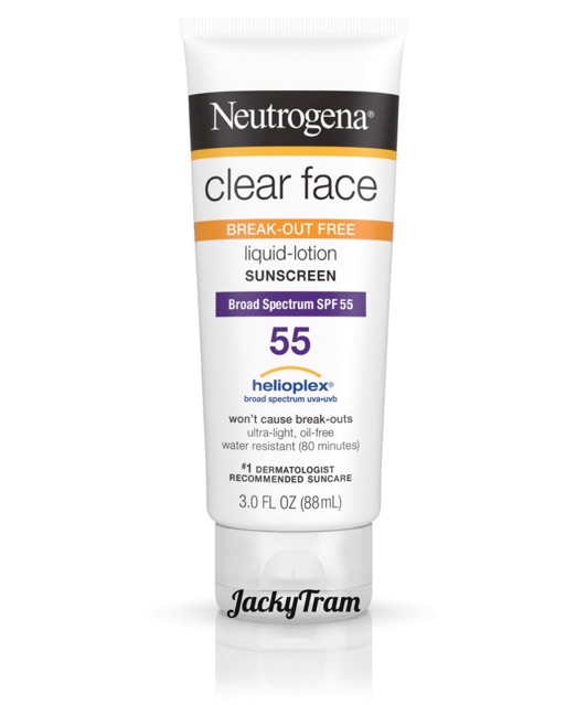 KEM CHỐNG NẮNG NEUTROGENA CLEAR FACE SPF 55 88ML