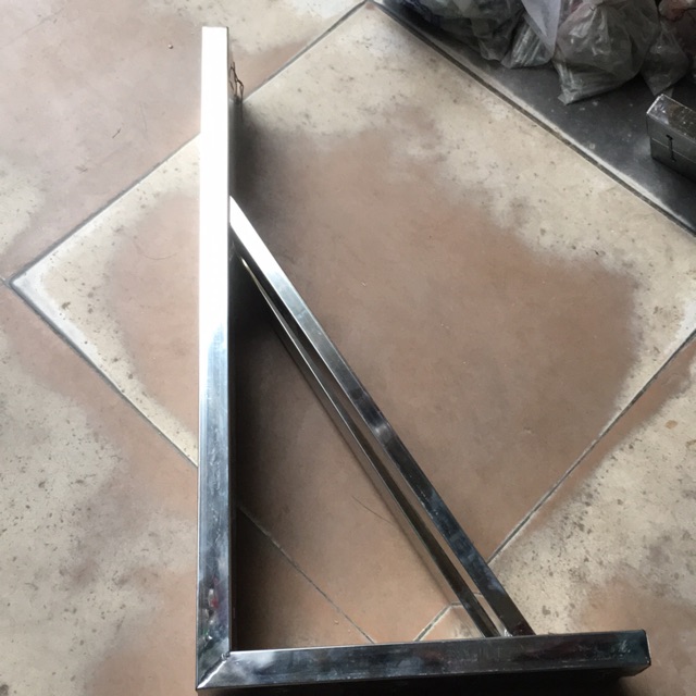 Bộ giá đỡ  chữ L INOX 50 TO - giá 1 bộ 2c