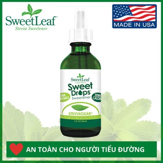 Đường ăn kiêng cỏ ngọt Sweetleaf Stevia dạng lỏng, cho người tiểu đường, ăn kiêng, keto, das, low carb |0 Calories|USA