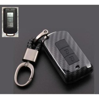Bao chìa khóa carbon xe Mitsu Xpander- kèm móc khóa