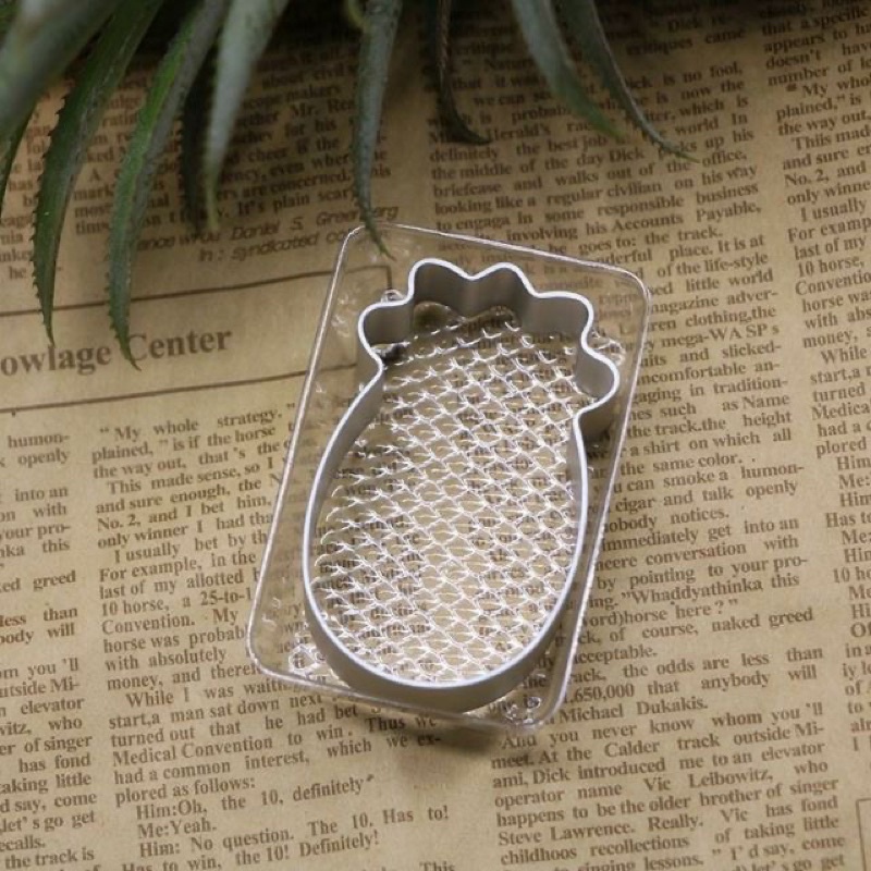 Khay đựng bánh dứa, khay nhựa trong đựng bánh dứa set 50c