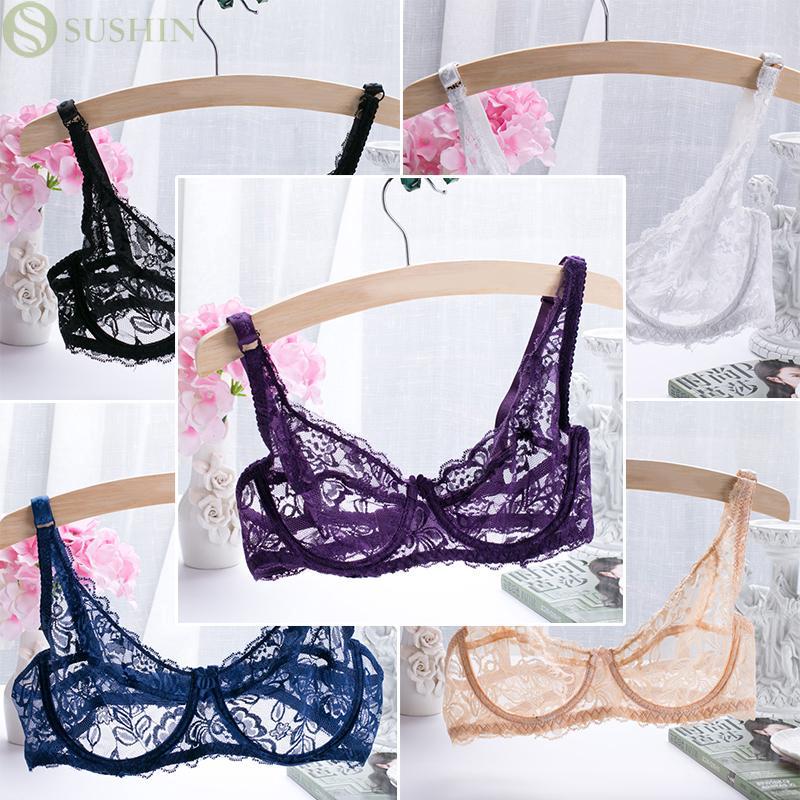 Áo lót thời trang nhiều màu trong suốt phối ren quyến rũ cho nữ
