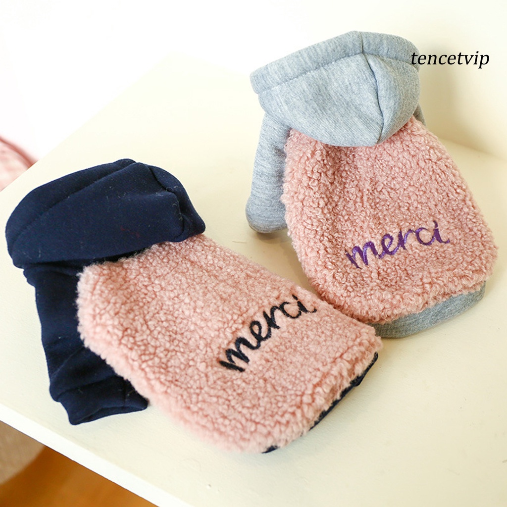 Áo hoodie mềm mại dày dặn giữ ấm mùa đông cho cún cưng