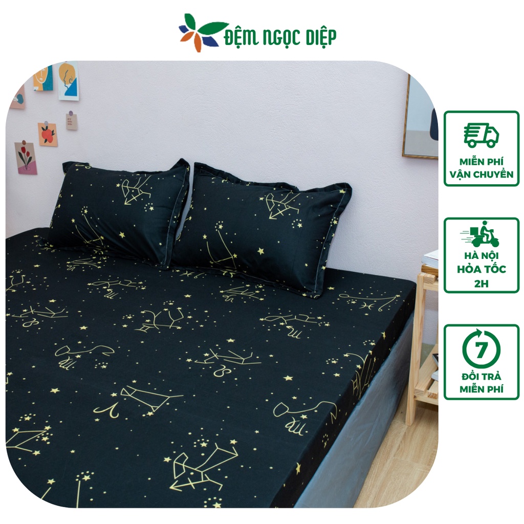 Ga chun bọc đệm m6, m8 poly cotton; drap bọc nệm bông ép, nệm cao su Đệm Ngọc Diệp shop (phần 3)