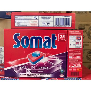  Combo 2 hộp Viên Rửa Bát Somat 10 in 1 ( Đức )