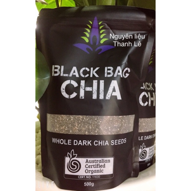 Hạt Chia Đen Úc-Black Bag Chia 500gram