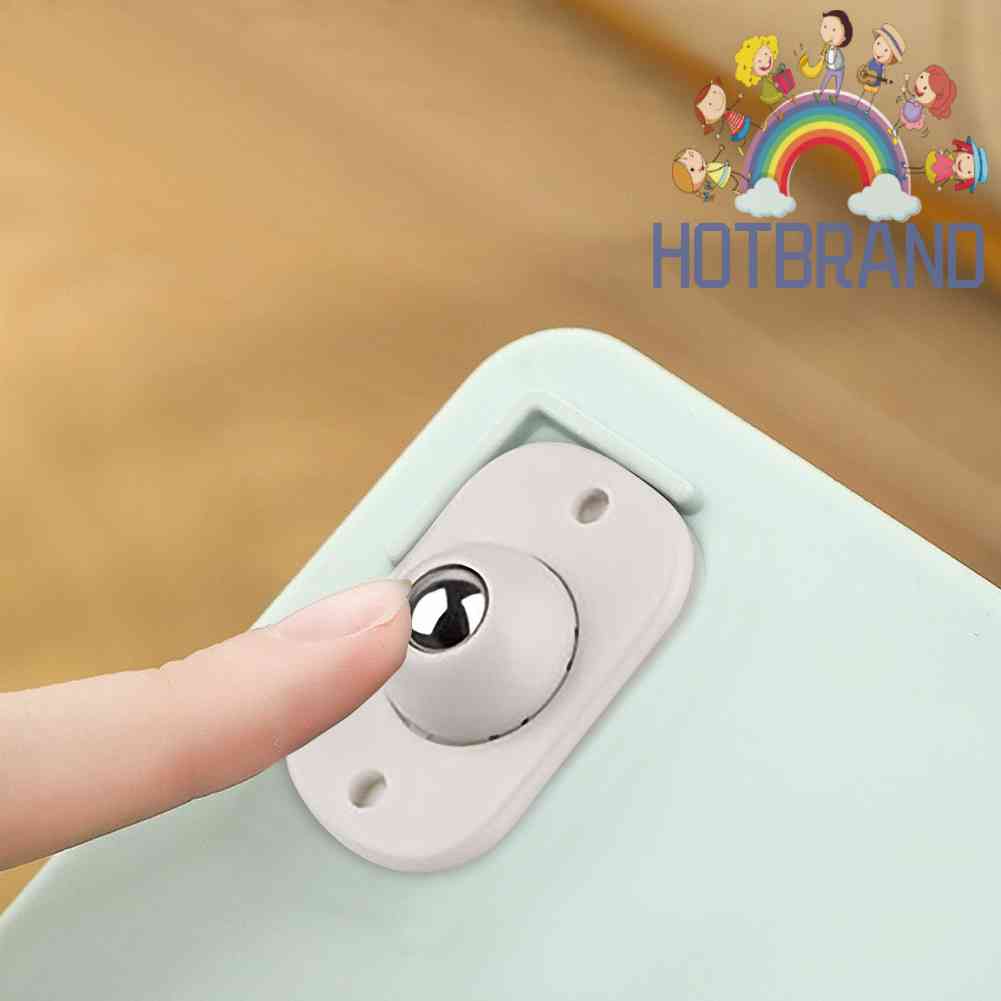 Bộ 4 Bánh Xe Ròng Rọc Tự Dính Có Thể Xoay Được