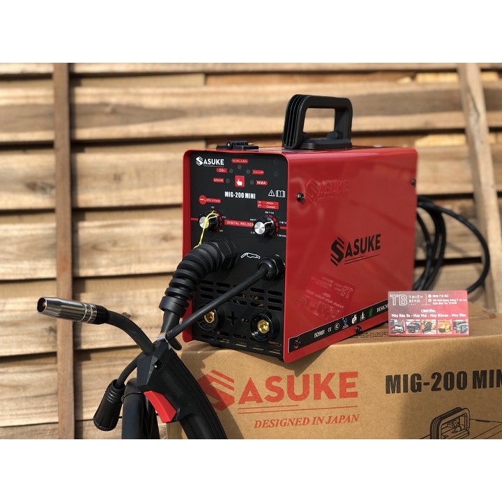 Máy hàn Sasuke MIG 200 mini - 3 chức năng - Tặng kèm 1 cuộn dây 1kg