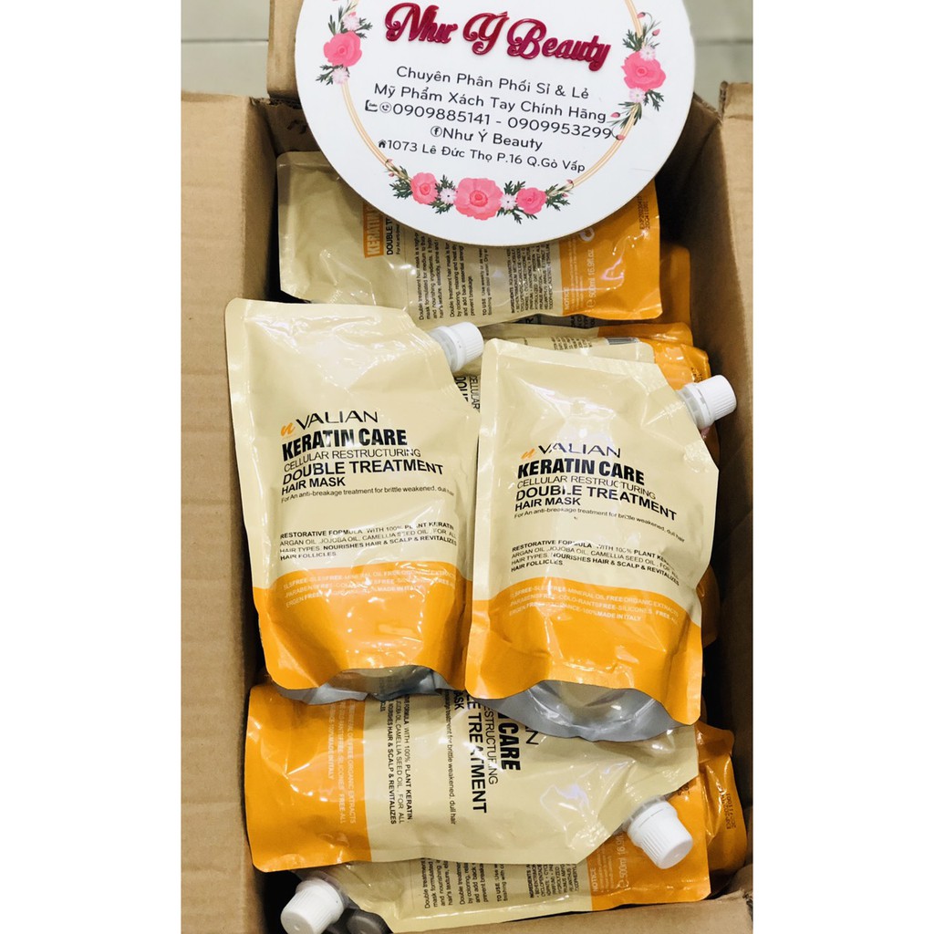 HẤP TÓC TÚI VALIAN KERATIN CARE 500ML