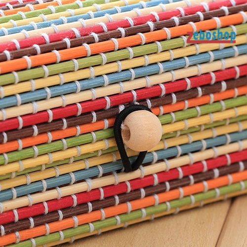 Hộp Đựng Trang Sức Bằng Gỗ Tre Sức Chứa Lớn Dễ Thương Sáng Tạo