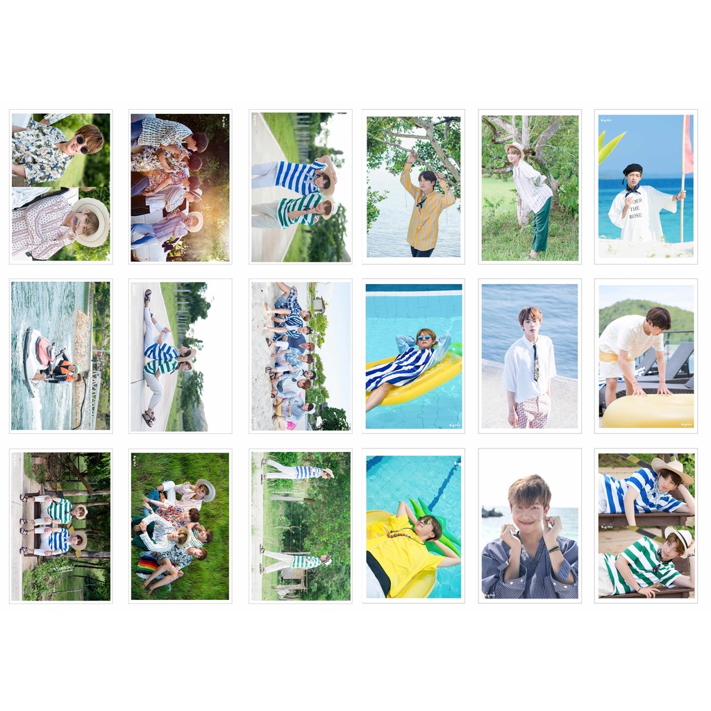 [Ép Lụa] Lomo Card 36 Ảnh BTS - 2017 summer package