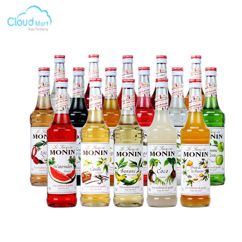 Siro / Syrup Monin các loại hương 700ml - Nguyên liệu pha chế CLOUD MART