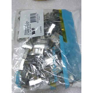 [SIÊU RẺ] Hạt mạng bọc sắt AMP rj45, túi 100 hạt
