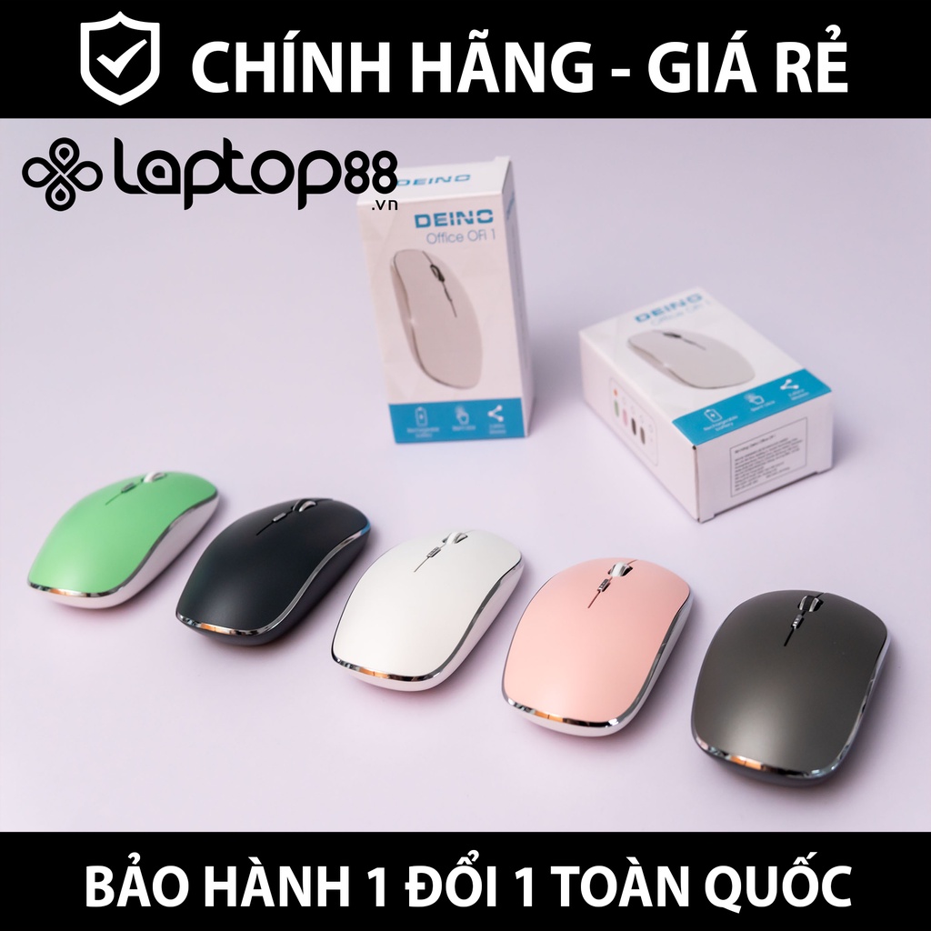 Chuột không dây sạc pin Deino Office OFi 1 - Hàng mới chính hãng bảo hành 1 đổi 1