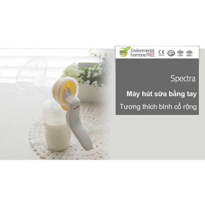 Máy hút sữa bằng tay Spectra Wide