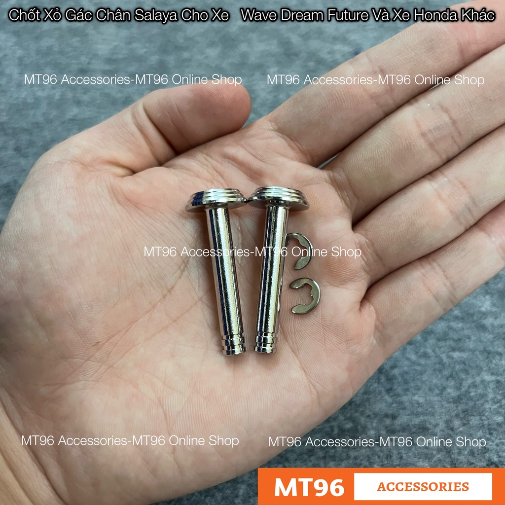 Ốc Xỏ Gác Chân Salaya Inox Cho Wave Dream Future Các Đời Inox304