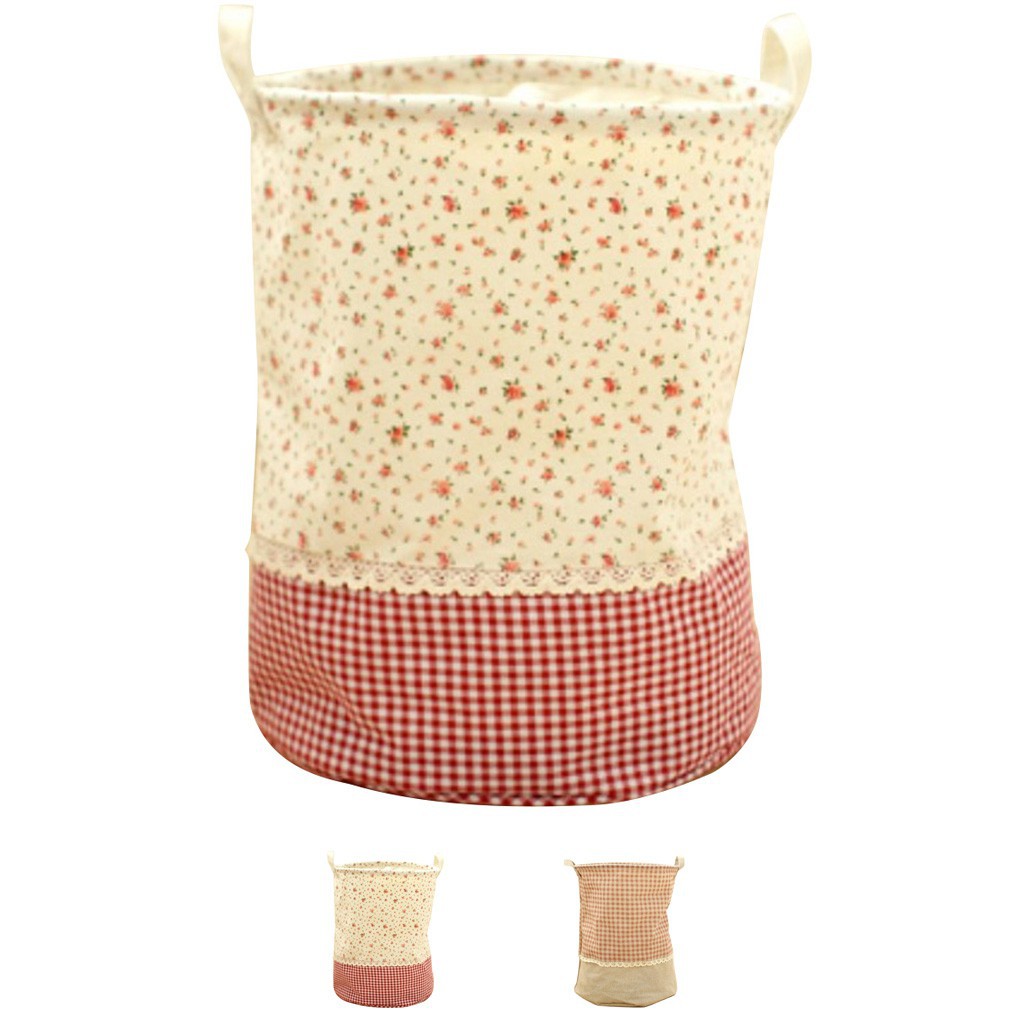 Giỏ đựng quần áo, đồ chơi bằng bông và vải bông